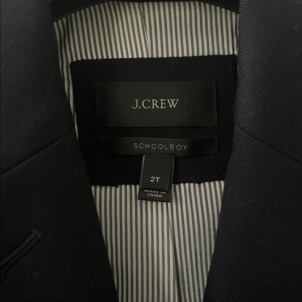 J. Crew Navy Blue Wool Blazer - Picture 4 of 9